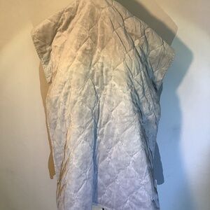 Bella Notte Grey Quilted Velvet Fabric